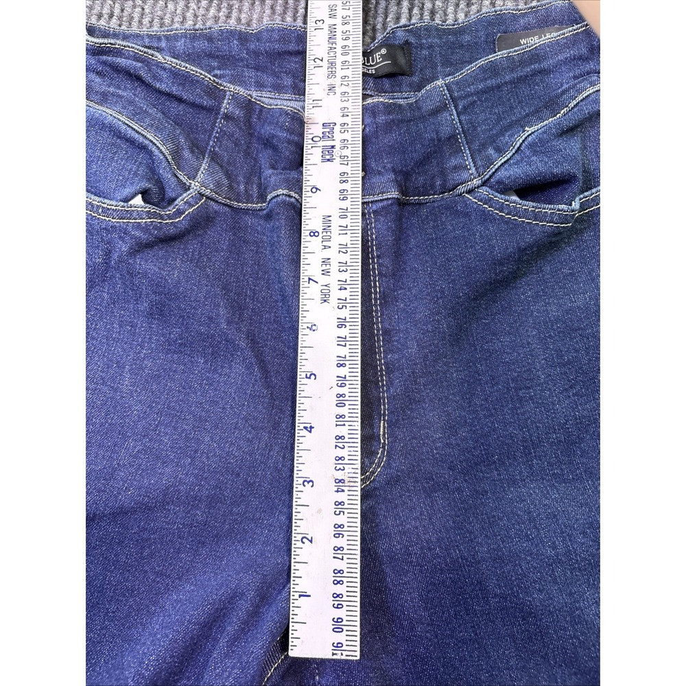 Judy Blue High Rise wide leg Jeans Women's 11/30 Blue Stretch Denim - Picture 5 of 10